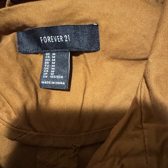 Brown Zip-Up Jacket with Drawstring - Picture 2 of 3
